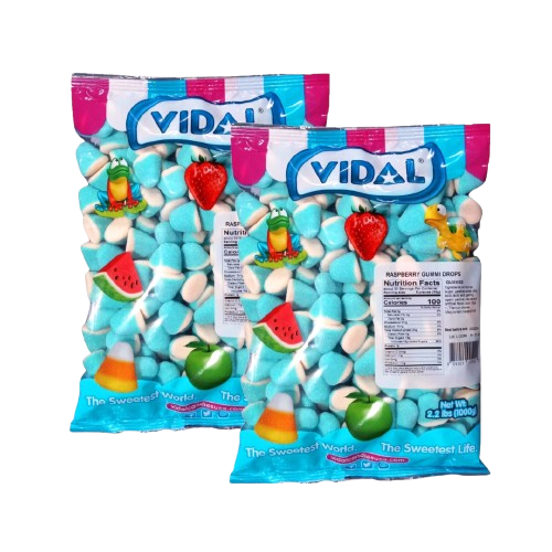 Raspberry Gummi Drops (12/2.2 LBs)